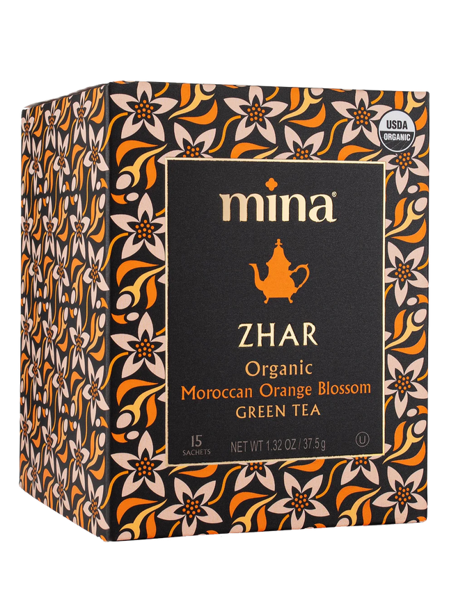 Zhar, Organic Moroccan Orange Blossom Green Tea