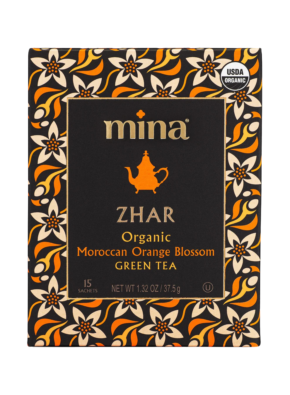 Zhar, Organic Moroccan Orange Blossom Green Tea