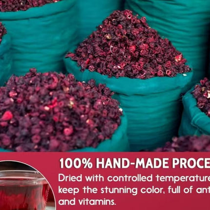 High-Quality Hibiscus Tea – Premium Crimson Herbal Infusion