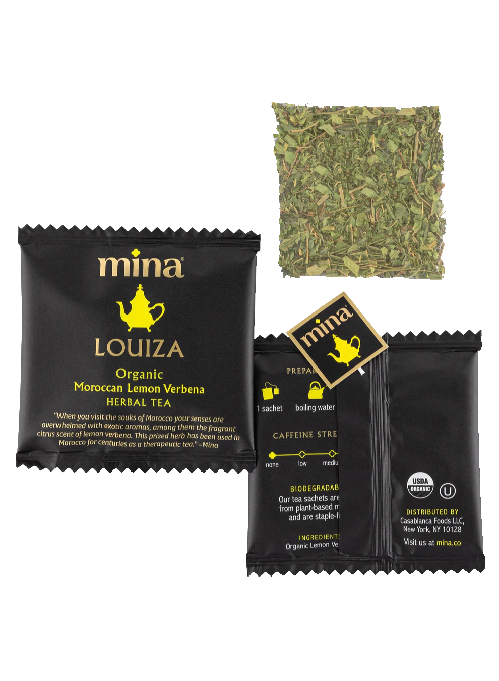 Louiza, Organic Moroccan Lemon Verbena Herbal Tea