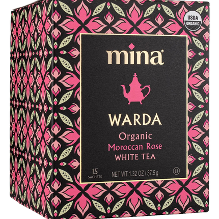 Warda, Organic Moroccan Rose White Tea