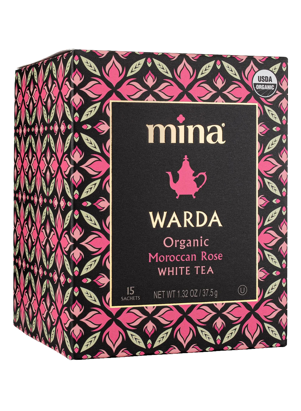Warda, Organic Moroccan Rose White Tea