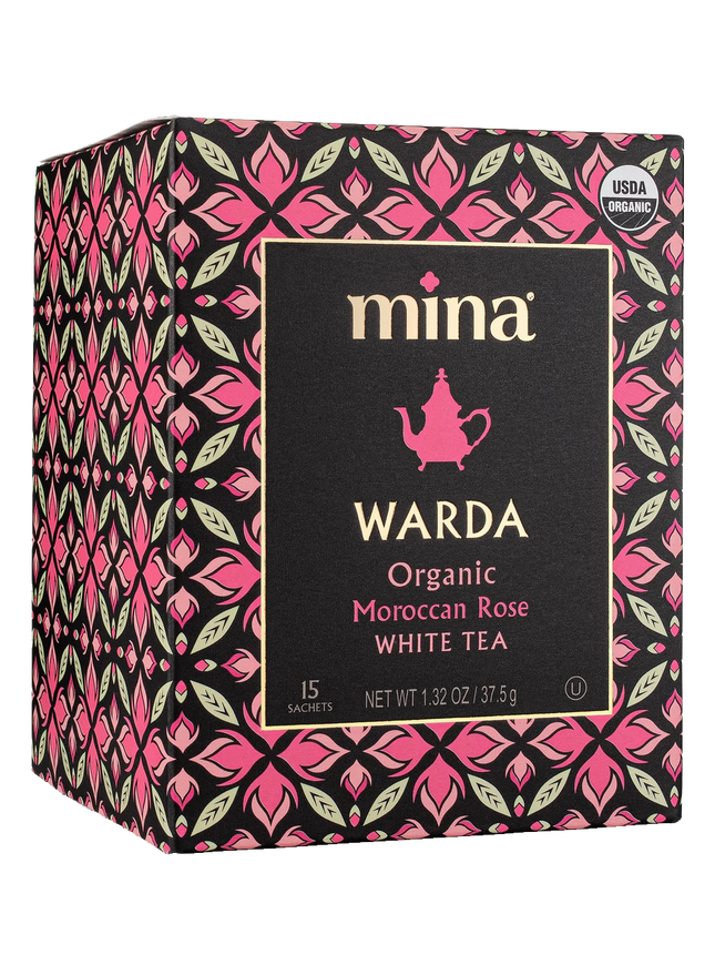 Warda, Organic Moroccan Rose White Tea