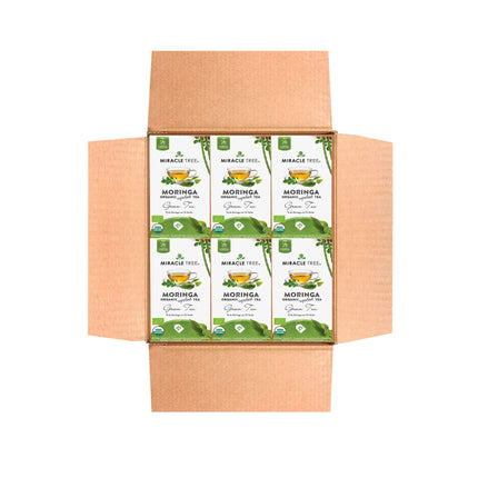 Organic Moringa Tea - Green Tea - Decaffeinated Herbal Tea