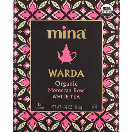 Warda, Organic Moroccan Rose White Tea