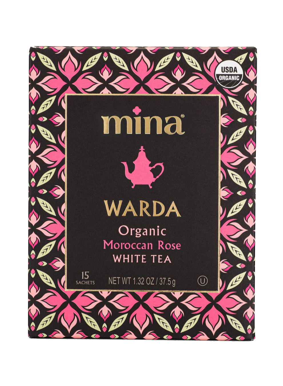 Warda, Organic Moroccan Rose White Tea