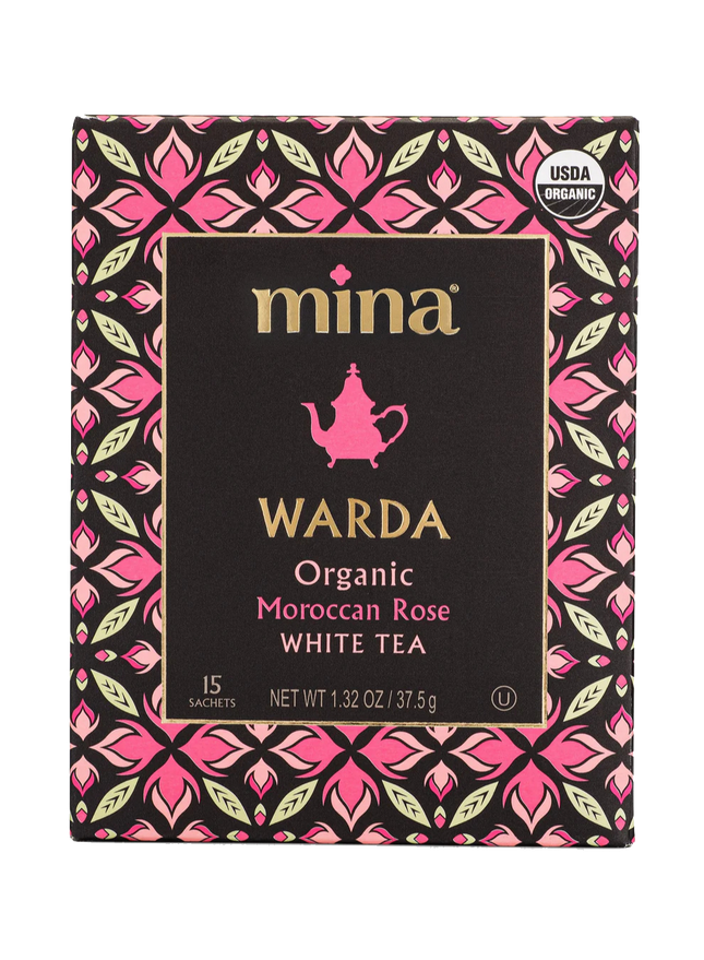 Warda, Organic Moroccan Rose White Tea