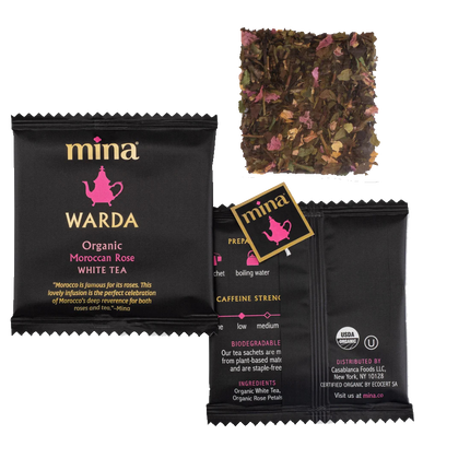 Warda, Organic Moroccan Rose White Tea