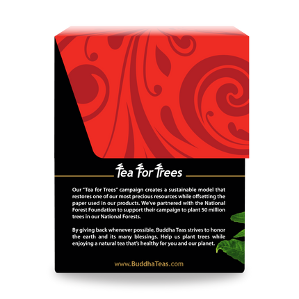 Buddha Teas Ashwagandha Tea - left side panel