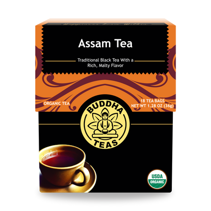 Buddha Teas Assam Tea - front view