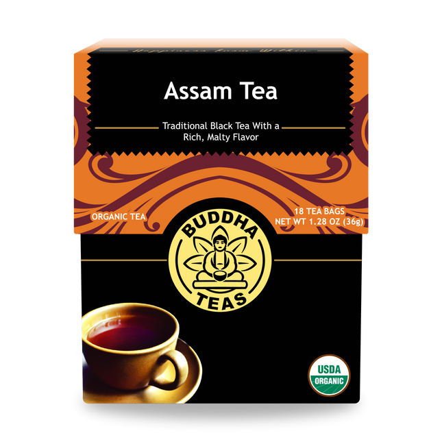 Buddha Teas Assam Tea - front view