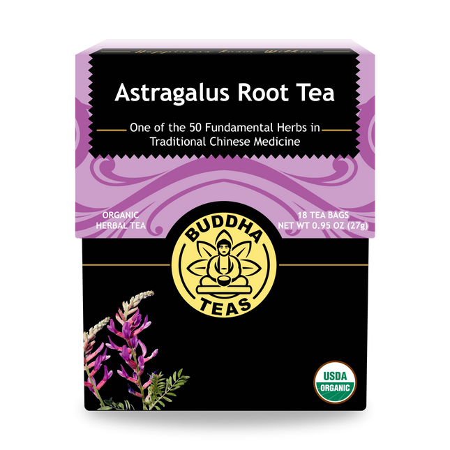 Buddha Teas Astragalus Root Tea - front view