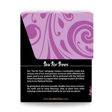Buddha Teas Astragalus Root Tea - left side panel