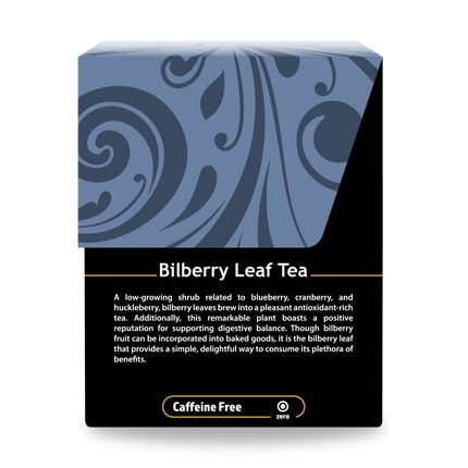 Buddha Teas Bilberry Leaf Tea - right side panel