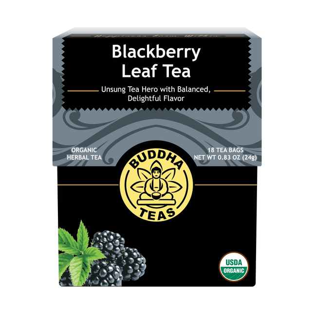 Buddha Teas Blackberry Leaf Tea - front view
