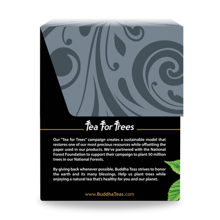 Buddha Teas Blackberry Leaf Tea - left side panel