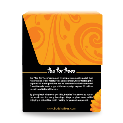 Buddha Teas Calendula Tea - left side panel