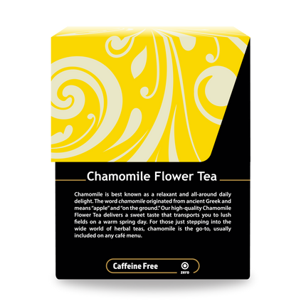 Buddha Teas Chamomile Flower Tea - right side panel
