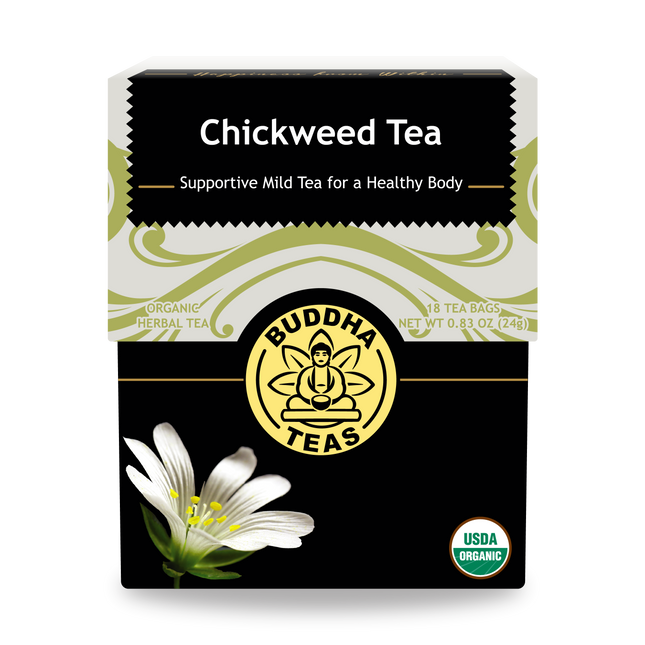 Buddha Teas Chickweed Tea - front view