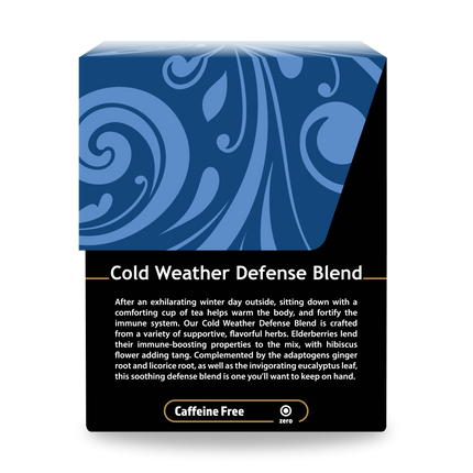 Buddha Teas Cold Weather Defense Blend - right side panel