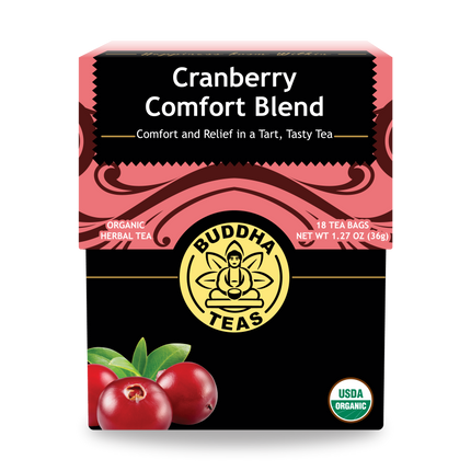 Buddha Teas Cranberry Comfort Blend - front view