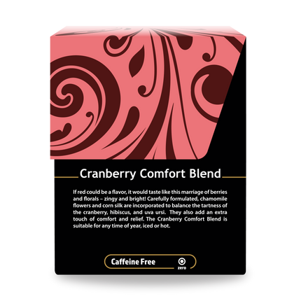 Buddha Teas Cranberry Comfort Blend - right side panel