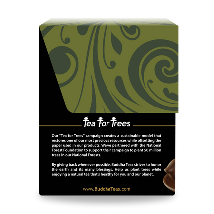 Buddha Teas Dragon Well Green Tea - left side panel