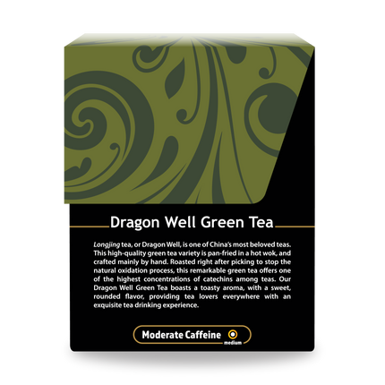Buddha Teas Dragon Well Green Tea - right side panel