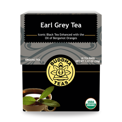 Buddha Teas Earl Grey Tea - front view