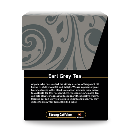 Buddha Teas Earl Grey Tea - right side panel