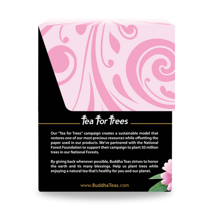 Buddha Teas Echinacea Elderberry Blend - left side panel