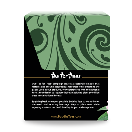 Buddha Teas Echinacea Tea - left side panel