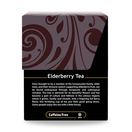 Buddha Teas Elderberry Tea - right side panel