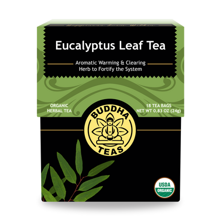 Buddha Teas Eucalyptus Leaf Tea - front view