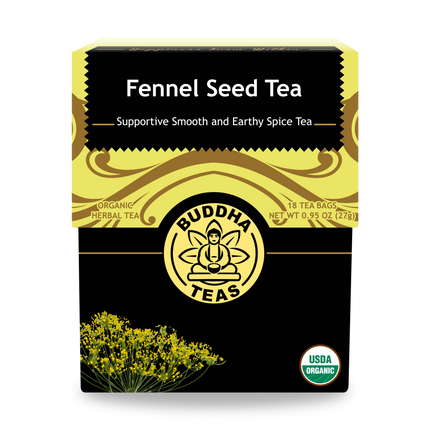 Buddha Teas Fennel Seed Tea - front view