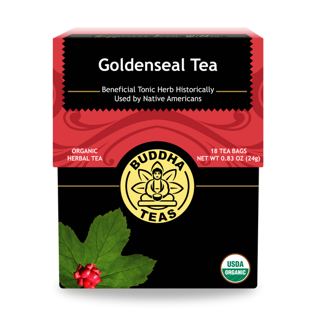Buddha Teas Goldenseal Tea - front view