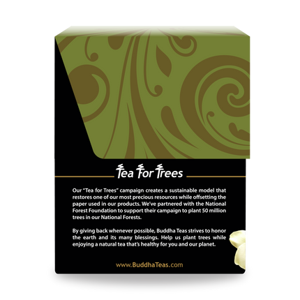 Buddha Teas Gunpowder Green Tea - left side panel
