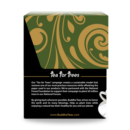Buddha Teas Gyokuro Green Tea - left side panel