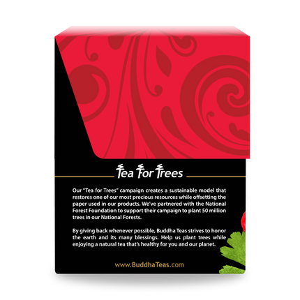 Buddha Teas Hawthorn Berry Tea - left side panel