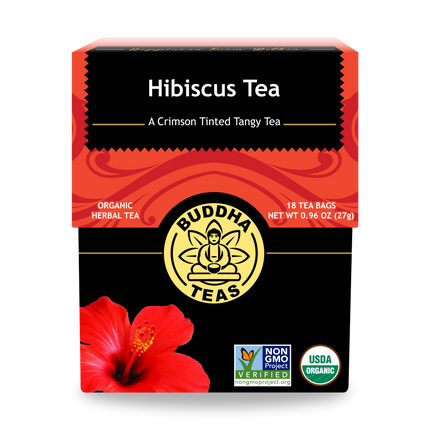 Buddha Teas Hibiscus Tea - front view