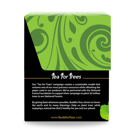 Buddha Teas Holy Basil Tea - left side panel