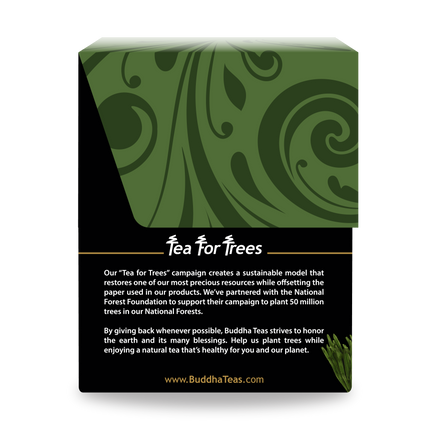 Buddha Teas Horsetail Tea - left side panel