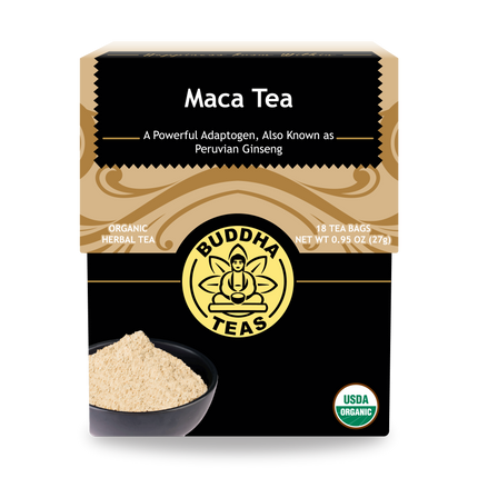 Buddha Teas Maca Tea - front view