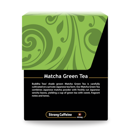 Buddha Teas Matcha Green Tea - right side panel