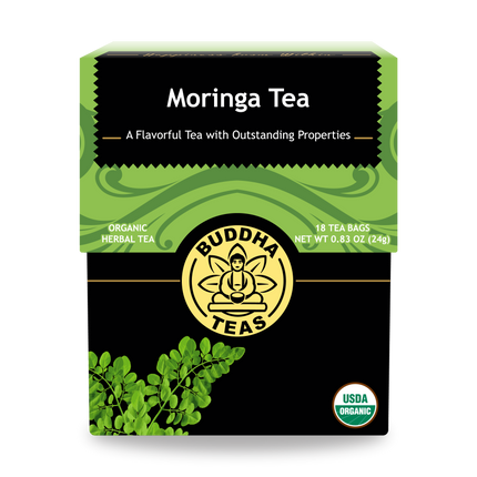 Buddha Teas Moringa Tea - front view