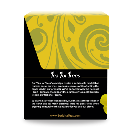 Buddha Teas Mullein Leaf Tea - left side panel