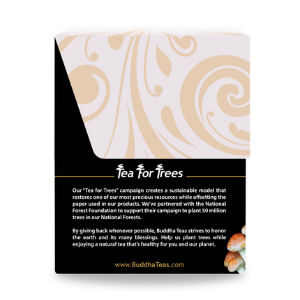 Buddha Teas Mushroom Wellness Blend - left side panel