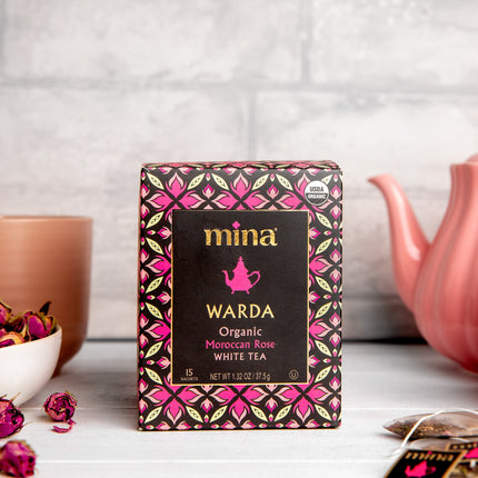 Warda, Organic Moroccan Rose White Tea