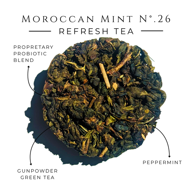 Moroccan Mint No. 26 |  Loose Leaf Green Tea Disc