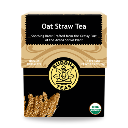 Buddha Teas Oat Straw Tea - front view